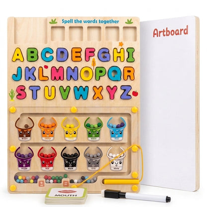 Super Doopers 2-in-1 Montessori Busy Board (Kids 3+)