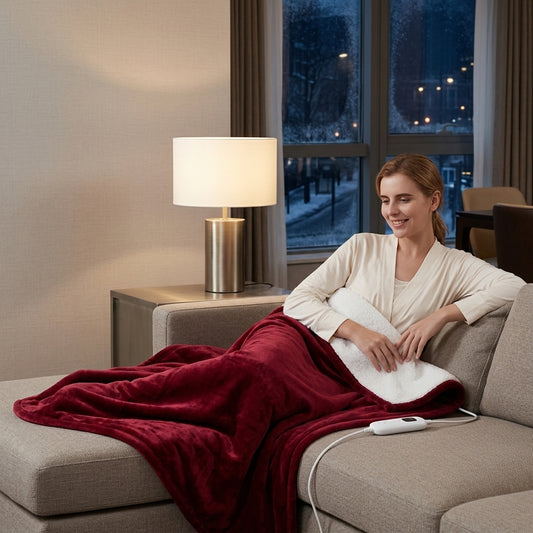 Modish FOUNT Luxurious Heated Throw